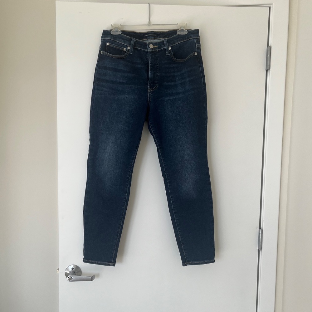 Lucky Brand Size 10 High Rise Skinny Curvy Jeans
